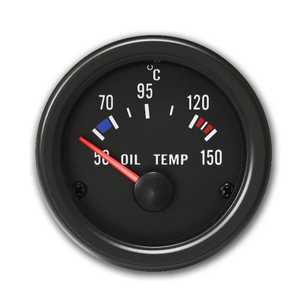 Zusatzinstrument - Öltemperatur "Youngtimer" (21118V), Ø 52mm (50~150°C), schwarz